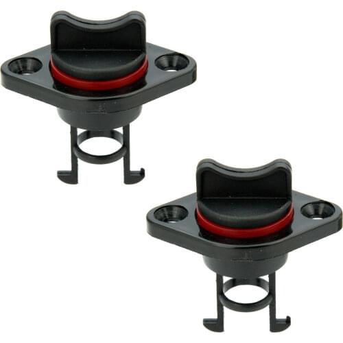 Boat Marine Nylon Drain Plug Retained Screw Type Fits 3/4 Inch Hole Set of 2PCS