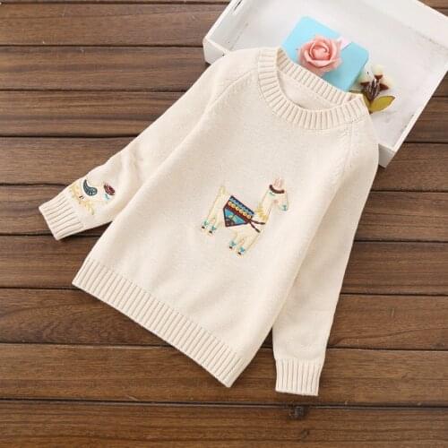 2019 new fashion girls sweaters 2-6years girls clothing children sweaters #8079