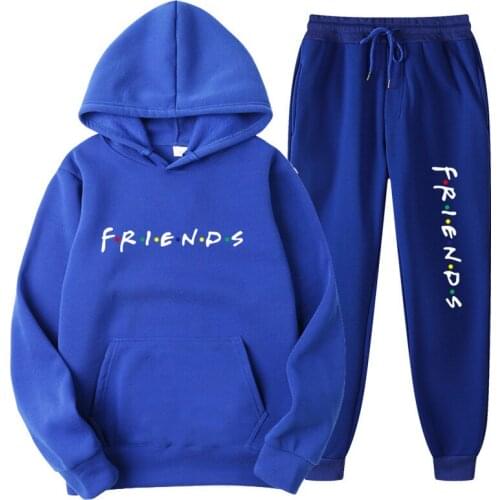 New Fashion Mens Clothing Pullovers Sweater Cotton Men Tracksuits Hoodie Two Pieces + Pants Sports Shirts Fall Winter Track suit