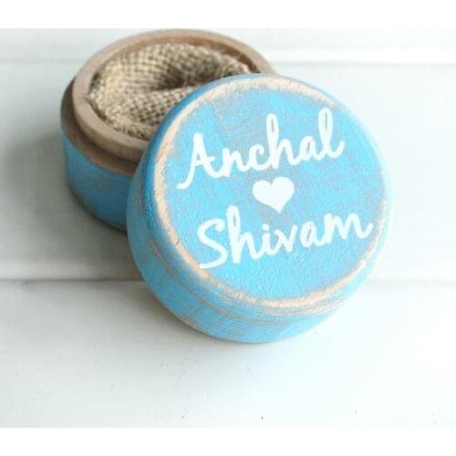 Personalized Ring Box, Custom Wedding Ring Bearer Box, Wooden Ring Bearer Box, Personalized Rings Holder, Rustic Wedding Gift