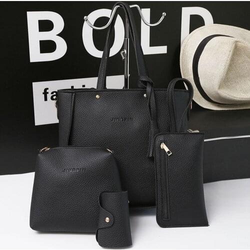 Simple Fashion Women Handbags 2019 Leather Solid Pendant Large Capacity Korean Ladies Shopping Travel Hand Bag women bag#5