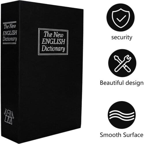 Dictionary Safe Box Popular Secret Book Money Hidden Secret Security Safe Lock Cash Money Coin Storage Jewellery Password Locker