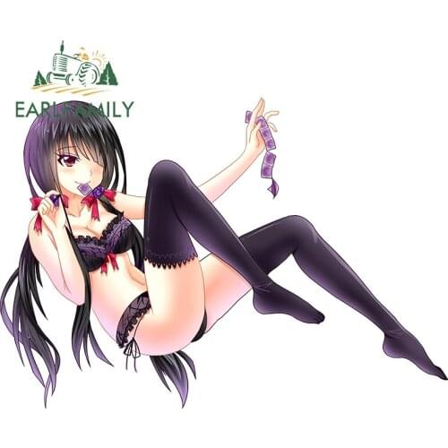 EARLFAMILY 13cm x 9cm for Date A Live Vinyl Car Stickers Vehicle Scratch-Proof Surfboard Decal Air Conditioner VAN Car Styling