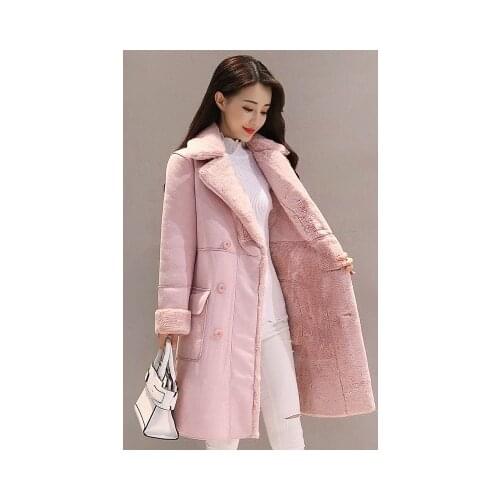 Winter Fashion New High Quality Rabbit fur coat Velvet Fur Coat Long Fur Coat Female Loose Thick Warm Mink fur Teddy coat