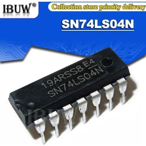 10PCS SN74LS04N DIP14 74LS04N 74LS04 SN74LS04 DIP Integrated IC