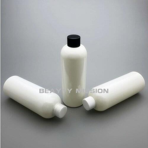 300ml 20pcs/lot White PET Cosmetic Bottles of Screw Cap Used in Shampoo,Shower Gel, Grooming Products Packaging Empty Bottles