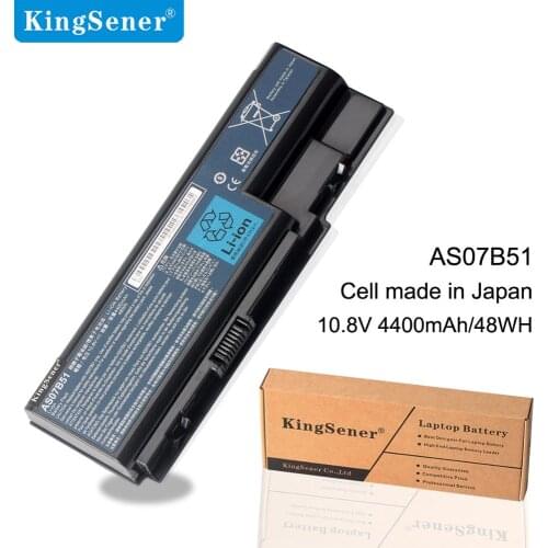 KingSener 6 cells 4400mAh/48WH AS07B51 Laptop Battery For Acer 6930G 8530G 8920G 8940G 5940G 5942G 7530 7540G AS07B41 AS07B42