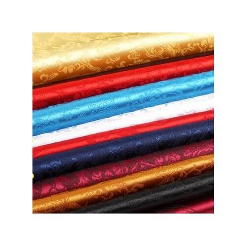 120cm*100cm Antique jacquard silk satin cloth dragon super soft clothes and costume COS clothing brocade fabrics dress fabric