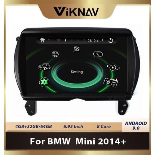 Android 9.0 Car Radio Multimedia Player for-BMW Mini 2014+ NBT GPS Navigation Wifi FM TV