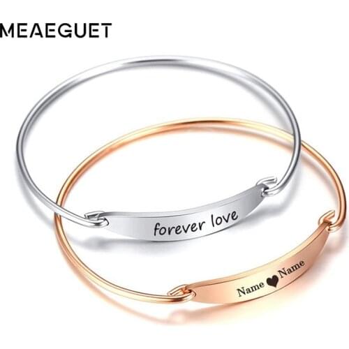 Actual Handwriting Bangle Custom Handwritten Bar Bracelet Personal Engraved Signature Cuff Memorial Keepsake Gift Woem Jewellry