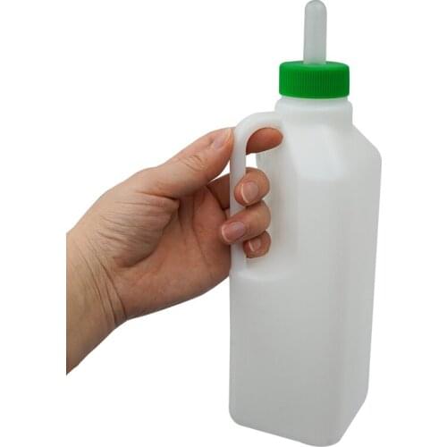 850Ml Livestock Animals Feeding Bottle with Replaceable Silicone Nipple Baby Lamb Pet Goat Drinker Milk Feeding Jug Tools