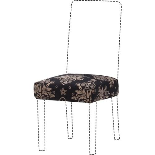 Dreamworld Soft Spandex Chair Seat Cover Printed Elastic Chair Covers Spandex Wedding Banquet Christmas Decoration Chair Cover