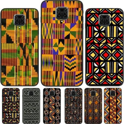 African Wax Print Design For Xiaomi Redmi 9T 9 A 9C K40 Funda For Redmi Note 10 Pro 8 8T 9S Note 9 Pro Phone Case