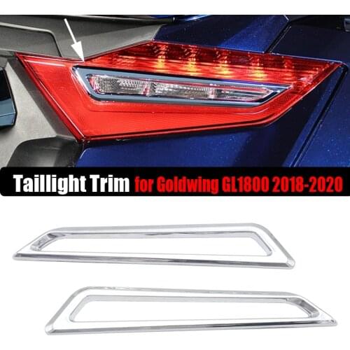 Taillight Trim case Chrome decoration Cover for HONDA Goldwing GL1800 2018-2020