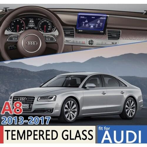 For Audi A8 D4 4H MK3 2013 2014 2015 2016 2017 Car Navigation Film Perfect Fit Full Screen Protector Tempered Glass Accessories