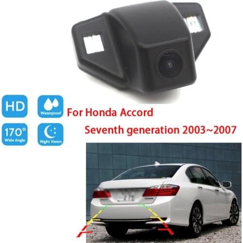 For Honda Accord Seventh generation 2003 2004 2005 2006 2007 CCD HD Car Reverse Backup Parking Rear View Camera high quality RCA