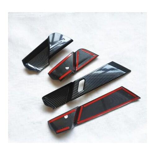 For mazda cx 30 cx-30 cx30 2019 2020 accesorios interior accessories door handle bowl cover trim plastic Imitation carbon fiber