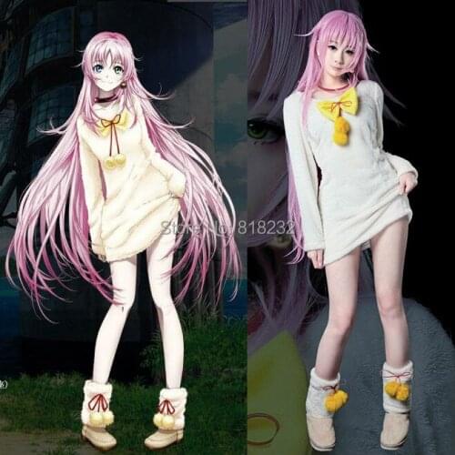 K NEKO Cotton Velvet Warm Sweater Dress Uniform Outfit Cosplay Costumes