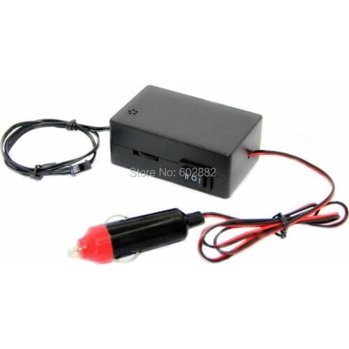 12v Sound Activated Inverter with Cigarette Plug for 10 - 20 meter long el wires