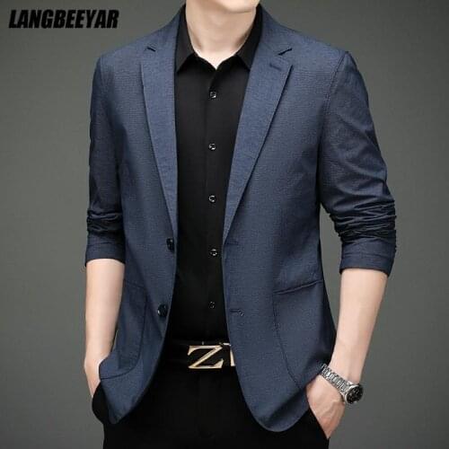 LANGBEEYAR Mens Wedding Blazers