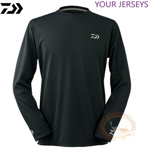 2022 Daiwa Fishing Clothing Long Sleeve XS-5XL Fishing Shirts Summer Quick-Drying Breathable Anti-UV Sun Protection T Shirt