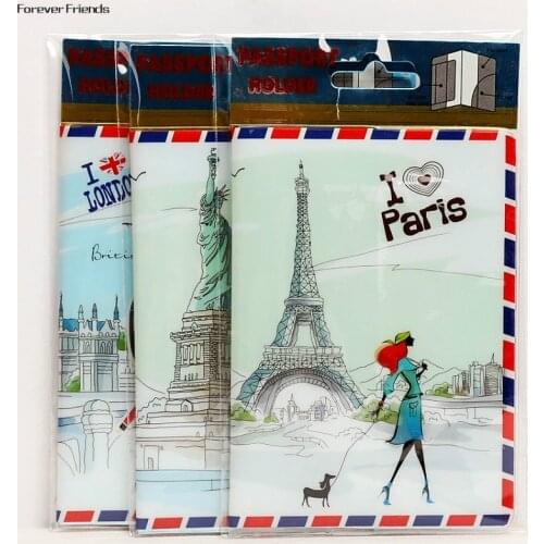 Mini Order 1pcs fashion Europe Style 3D Passport Holder PVC Travel Passport Cover Case,14*9.6cm Card & ID Holders-Travel abord