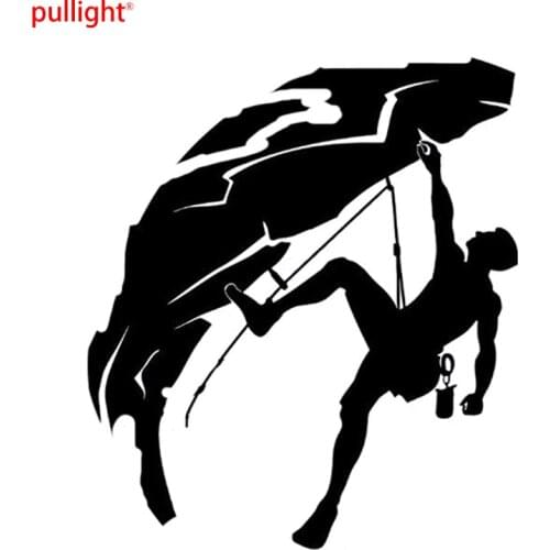 Fashion Rock Climbing Climber Vinyl Decal Car Sticker