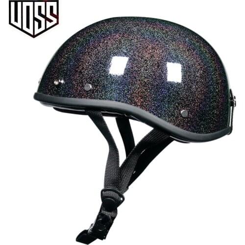 Black Vintage Motorcycle Helmet Open Face Helmet Dot Approved Half Helmet Retro Moto Casco Capacete Motociclistas Capacete