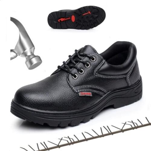 2019 Mens Boots Breathable Waterproof Non-slip Steel Toe Caps Outdoor Indestructible Work Safety Shoes Men Sneakers