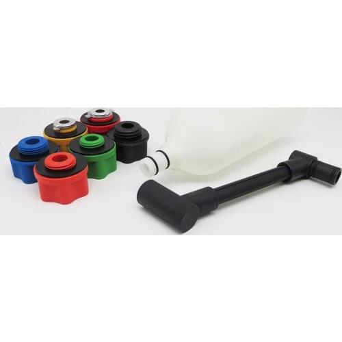 8pcs Tool Hands Free Engine Tool Oil Funnel Set Spillproof Repair Universal Car Topping Up Filter Auto Plastic Filling System