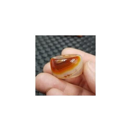 Natural Brazilian Natural texture wrapped Agate Ring Moss Chalcedony Rings Love men women Rings natural stone jade jewelry ring