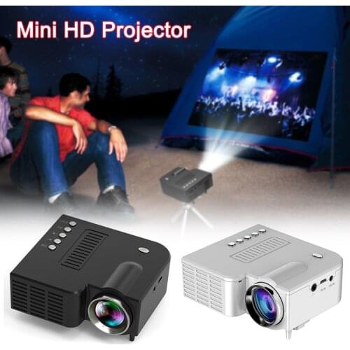New Mini Portable LED Projector 1080P Home Cinema Theater Video Projectors USB for Mobile Phone DOM668