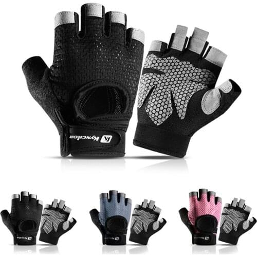 Fitness Weight Lifting Glove Anti-skid Half-finger Lightweight Sweat-absorbent Hand Training Horizontal Bar Gloves
