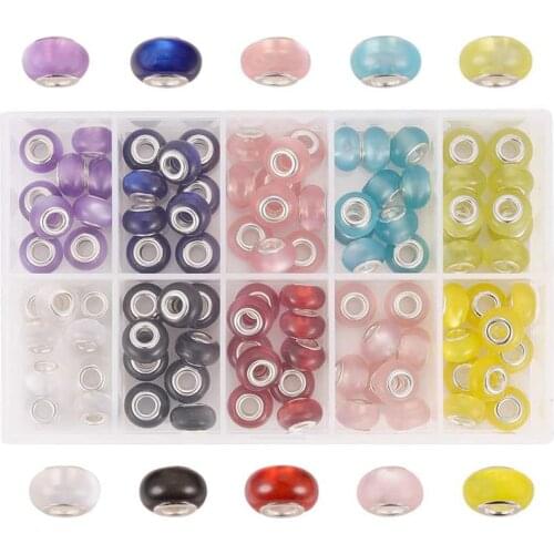 10Pcs/Lot Glossy Shiny Finish Clear Cat Eye Beads for Jewelry Making Beads Charms Fit Pandora Bracelet Chain Necklace Women DIY