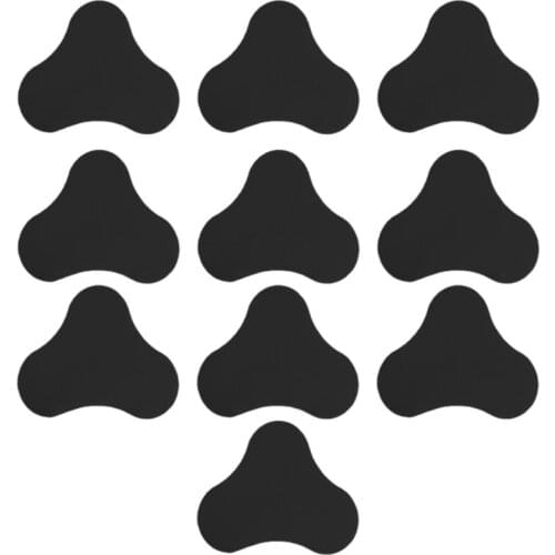 10Pcs Rug Gripper Double Sided Anit Curling Non Slip Reusable Carpet Sticker Doormat Washable Tape for Area Rug Place