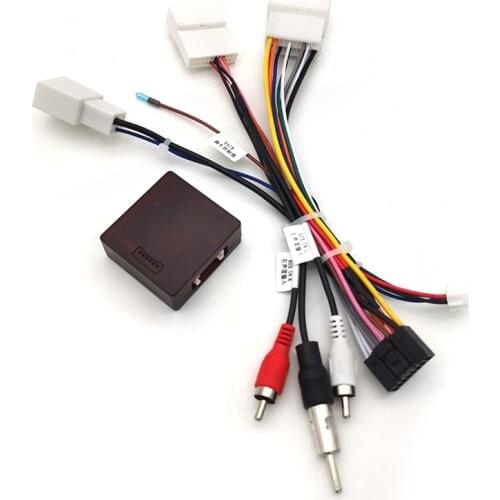 16 PIN Android Power Cable Adapter with Canbus Box For Toyota Prado/Sequoia/Lexus 330/350