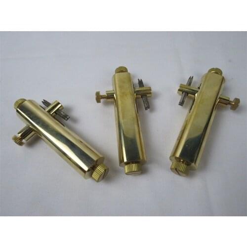 2pcs Violin make tool,brass Purfle carving knife