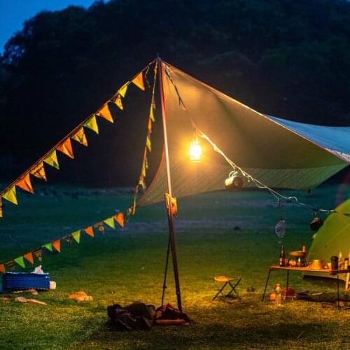 3F UL GEAR 380cm Indian Style Tent Wind Rope Outdoor Camping Hiking Birthday Party Atmosphere Bunting