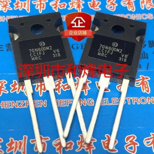 5PCS 70N60DM2 STW70N60DM2 TO-247 600V 66A 100% New&original