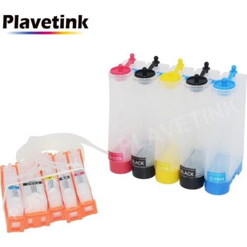 Plavetink 5 Color CISS Ink System For Canon PIXMA IP4840 IP4940 IX6540 MG5140 MG5240 Printer PGI 425 CLI 426 Continuous ink Tank
