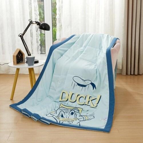 Disney Cartoon Cute Donald Duck Children Blanket Summer Quilt for Girls Boys Children Gift Throw Bedroom on Bed Sofa 150x200cm