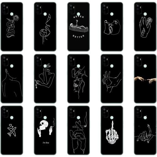 For OPPO A53 Case 2020 Silicon Soft TPU Back Phone Cover for OPPO A53S A32 Case Bumper OPPOA53 A 53 6.5" CPH2127 CPH2135 Coque