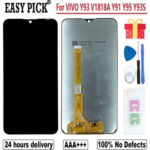 For VIVO Y93 V1818A Y91 Y95 Y93S U1 V1818A LCD Display Touch Screen Digitizer Assembly Free Tools