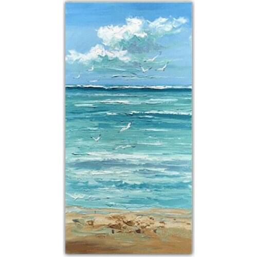 DONGMEI OILPAINTING Hand painted oil painting Home Decor High quality art painting seascape pictures DM1828186