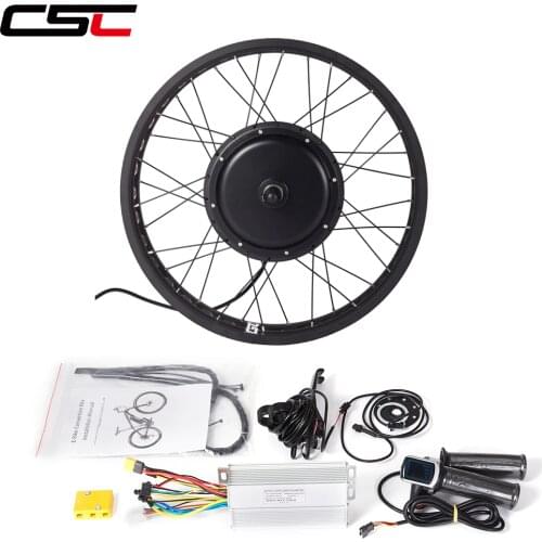E-bike snow Front Rear hub motor wheel 20 24 26in 4.0 Tyre bike 48V 750W Fat Electric bicycle Conversion Kit