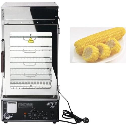 Electric steamer commercial steam bun steamer stainless steel food holding cabinet
