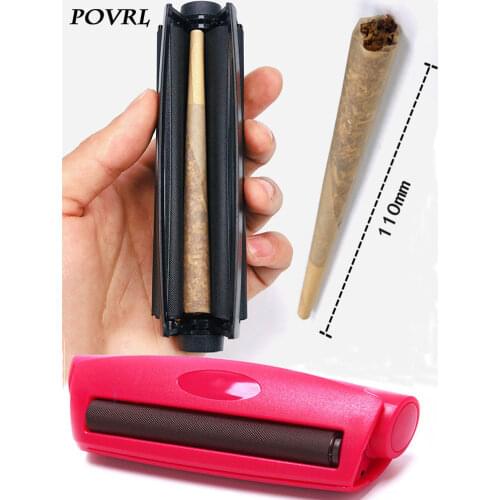 European cone 110mm Weed Tobacco Joint Roller Cone Cigarette Machine For 78mm Herb Rolling Paper Maker Smoking Accessories tool