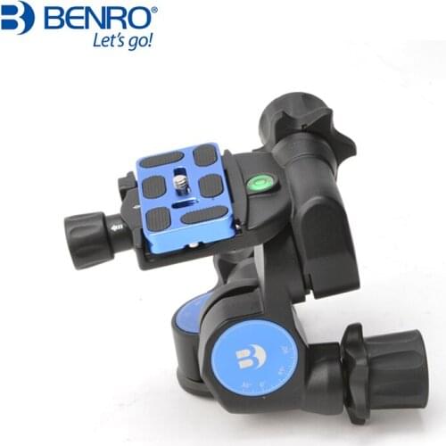 Benro GD3WH Head Gear Drive 3 Way Head Three-Dimensional Heads For Camera Tripod Max Loading 6kg Free Shipping