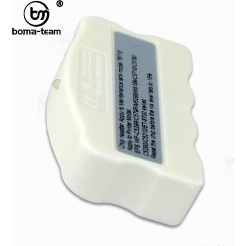 T6715 Maintenance Box Chip Resetter For Epson Workforce WF-4820 3820 4830 4834 4740 4734 EC-4020 4030 4040 Printers Waste Tank