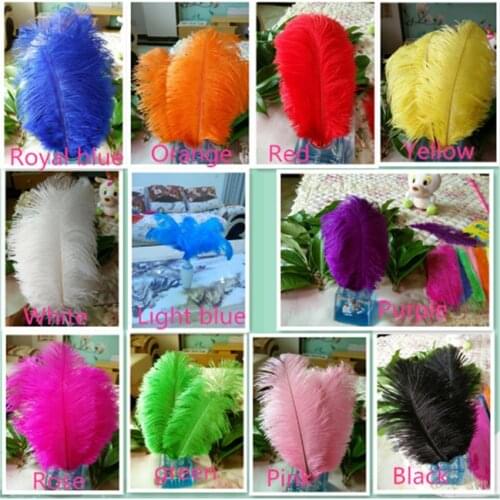 New! 200 pc high quality ostrich feathers, 8-10 "/ 20-25cm DIY wedding decoration / All kinds of handicrafts accessories